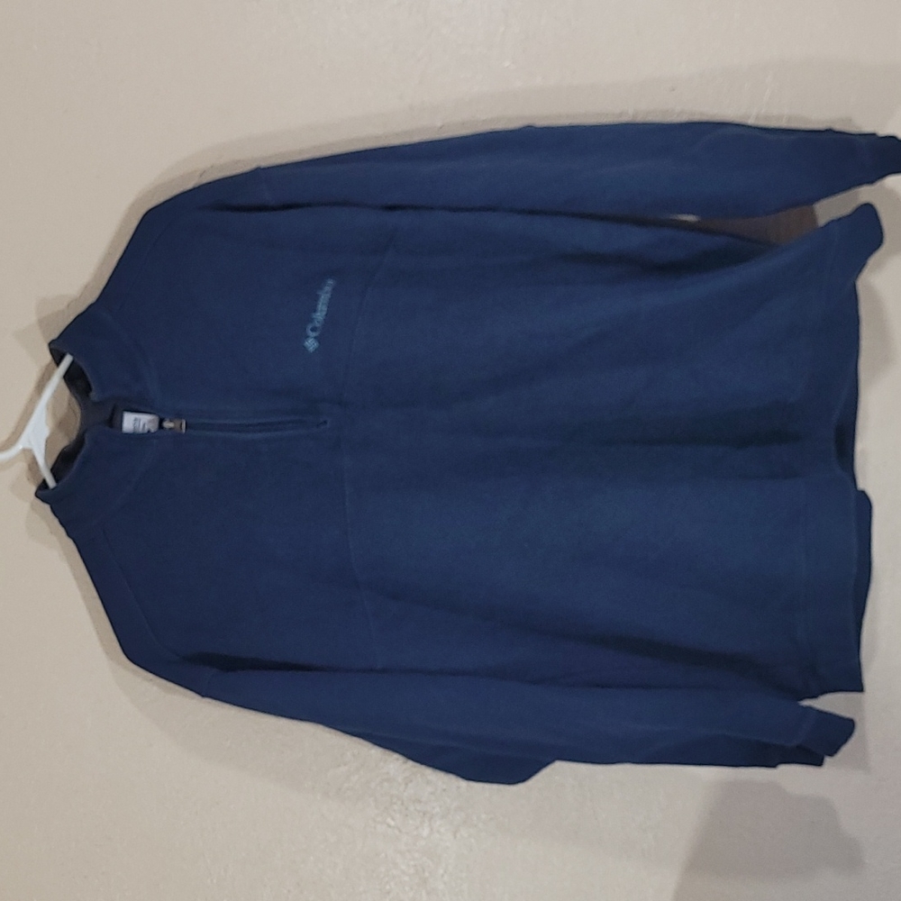 Columbia Navy blue pullover L sweatshirt 1/4 zip up outdoor longsleeve